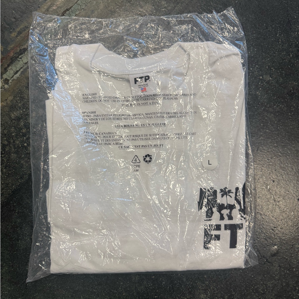 Ftp White Short Sleeve Men's Tee